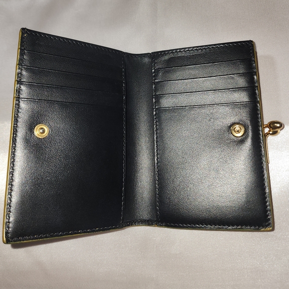 Jil Sander Gold Metallic Goji Wallet - Picture 6 of 13